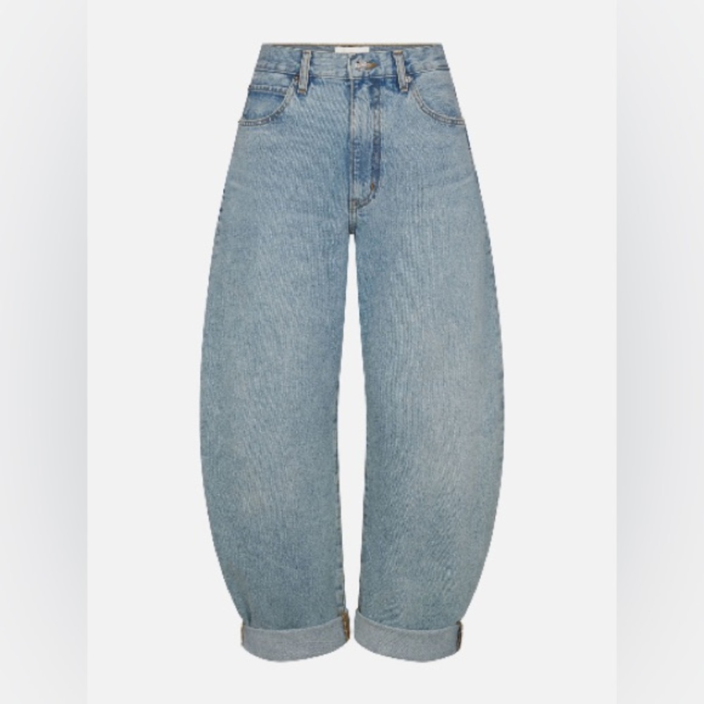 Frame The Bubble Barrel Leg Jeans